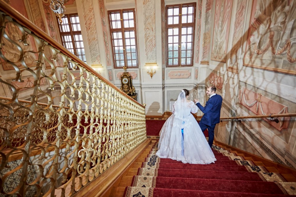 Свадебная фотосессия в Несвижском замке