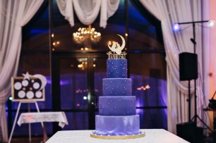 Свадебный торт для лунно-звездной свадьбы